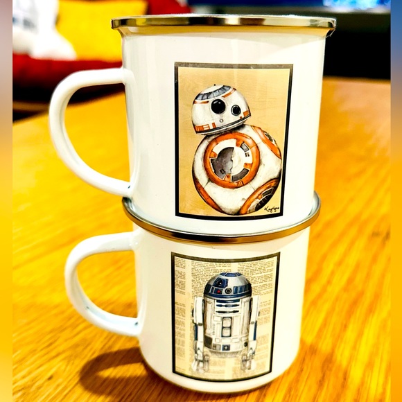 Set of 2 Star Wars Camp Mugs - Picture 1 of 5